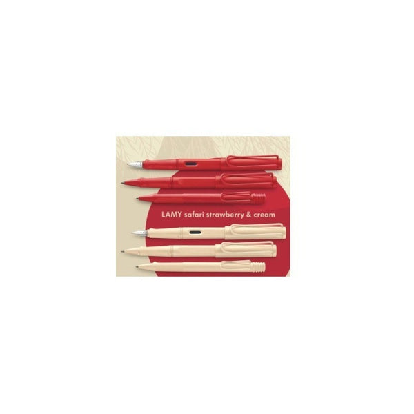 Lapicera Pluma Lamy Safari Strawberry - Extrafine (ef)