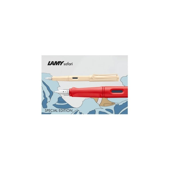 Lapicera Pluma Lamy Safari Strawberry - Extrafine (ef)