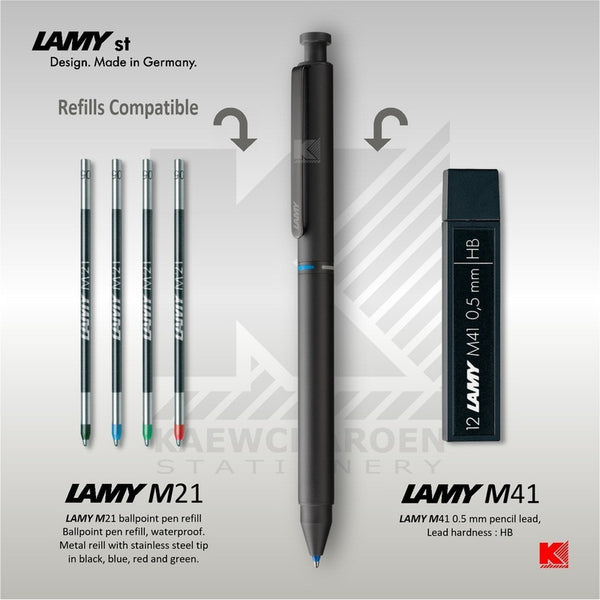 Lapicera Lamy Multisystem St Tri Steel