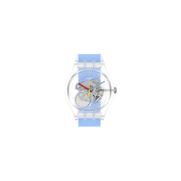 Reloj Swatch Clearly Blue Striped Suok156