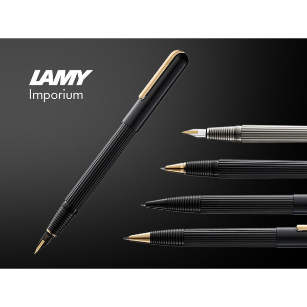 Lapicera Pluma Lamy Imporium Blkau - Medium