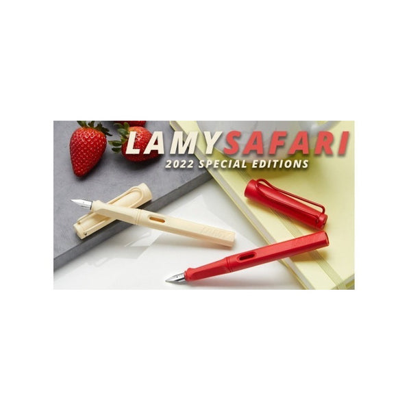 Lapicera Pluma Lamy Safari Strawberry - Extrafine (ef)