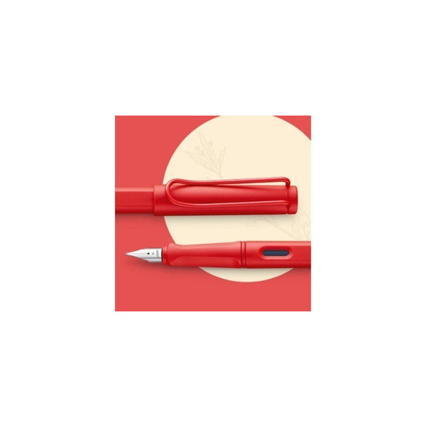 Lapicera Pluma Lamy Safari Strawberry - Extrafine (ef)