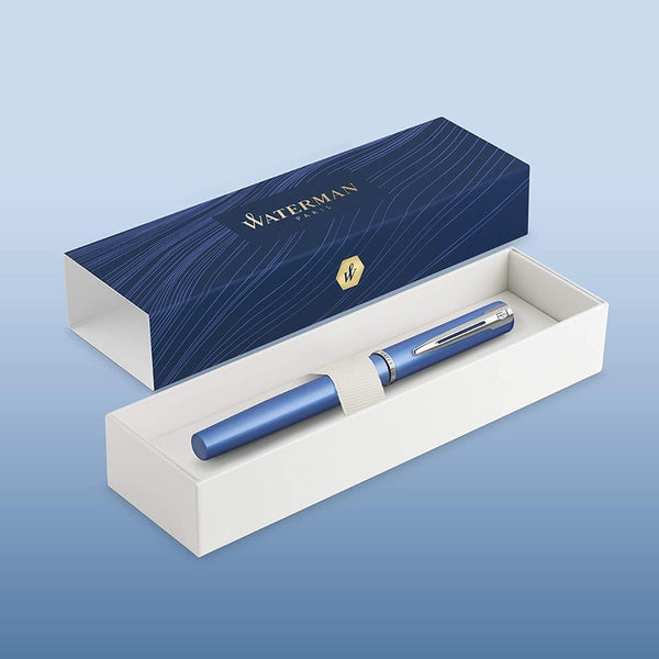 Lapicera Pluma Fuente Waterman Allure Blue Ct - Fine