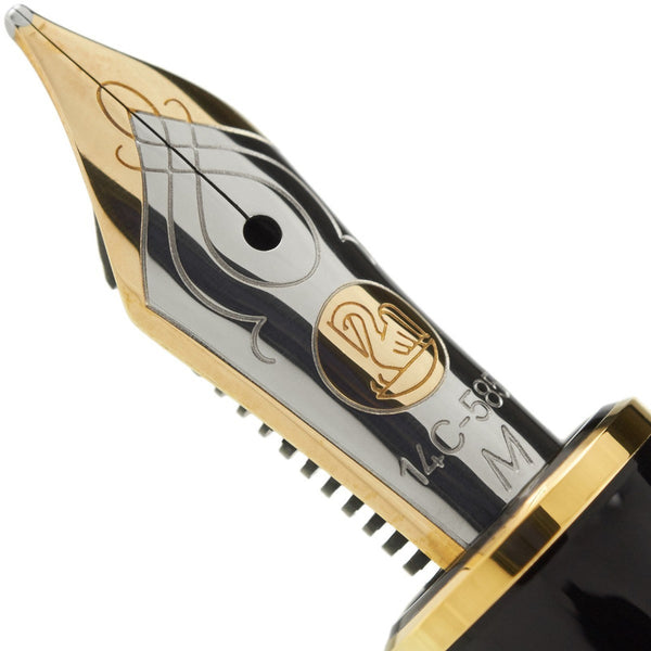 Lapicera Pluma Pelikan M400 Green/black - Medium