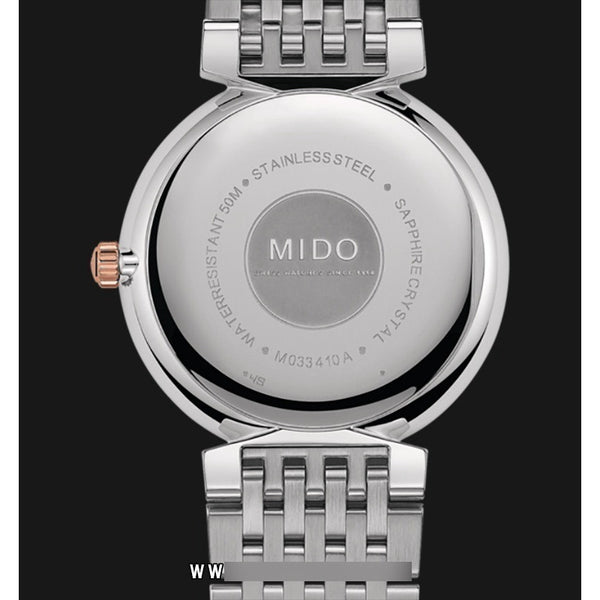 Reloj Mido Quartz Dorada Rose Gold M033.410.22.013.00