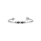 Pulsera Bering Bangle Silver Heart 625-6117-057