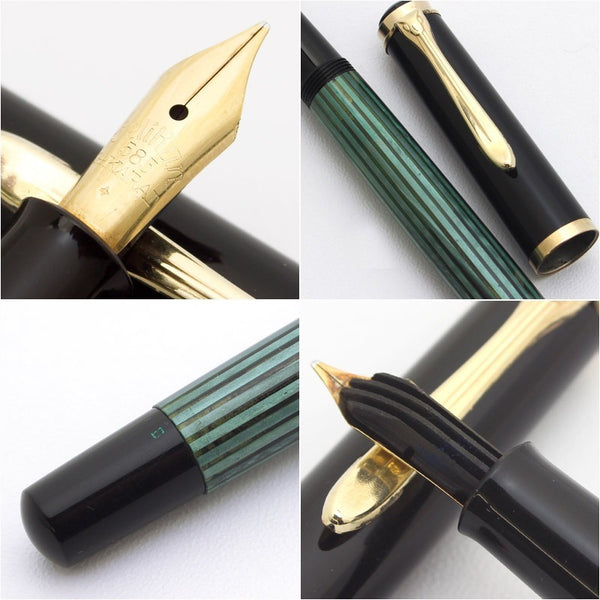 Lapicera Pluma Pelikan M400 Green/black - Medium