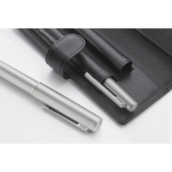 Lapicera Estuche Lamy Leather Folding Para 2 Lápices - Negro