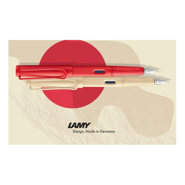 Lapicera Pluma Lamy Safari Strawberry - Extrafine (ef)